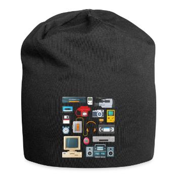 Retro 90s Appliances - Jersey Beanie - black - Front