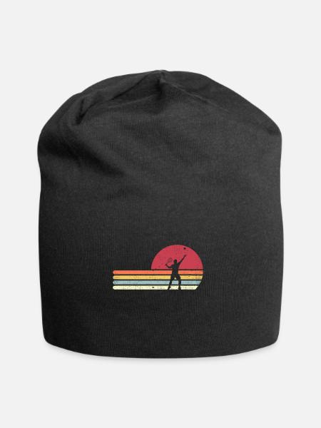 tennis - Jersey-Beanie - Schwarz