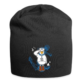 Low German North German Northern Germany - Jersey Beanie - black - Front