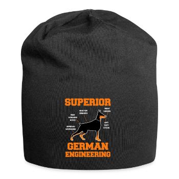 doberman - Bonnet en jersey - noir - Devant