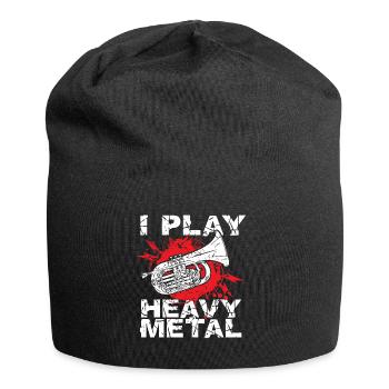 tuba - Jersey-Beanie - Schwarz - Vorne