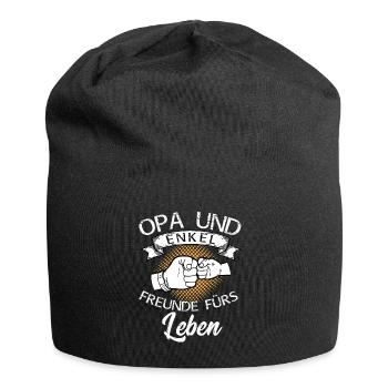 Grandpa Opi Grandfather Grandchildren Grandchildren - Jersey Beanie - black - Front
