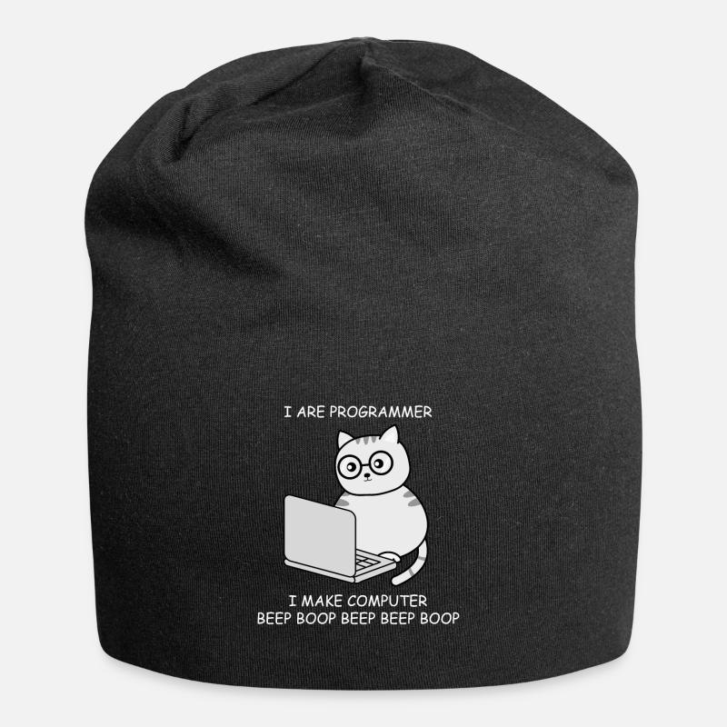 Informatiker Informatik Programmieren Ingenieur - Jersey-Beanie - Schwarz