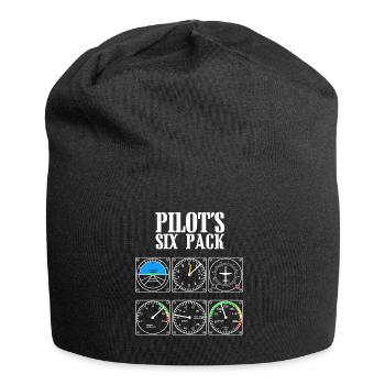 pilot - Jersey Beanie - black - Front