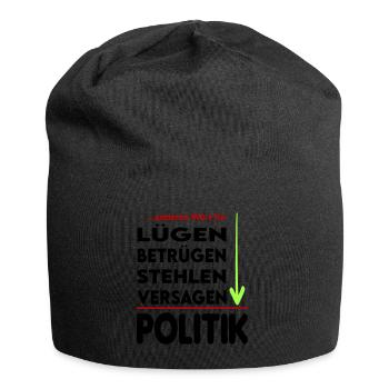 Politik Versager Lügner Betrüger FDP SPD Grüne - Jersey-Beanie - Schwarz - Vorne