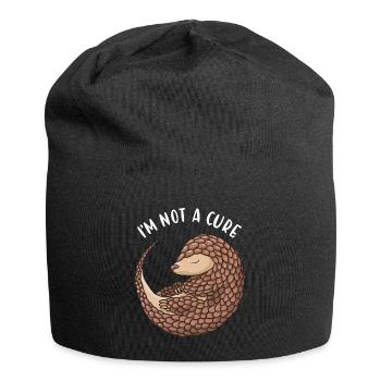 I'm Not A Cure Pangolin - Jersey Beanie - black - Front