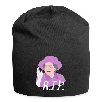R.I.P. Queen Elizabeth - Jersey-Beanie - Schwarz - Vorne