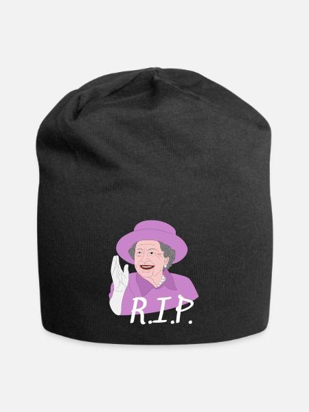 R.I.P. Queen Elizabeth - Jersey-Beanie - Schwarz