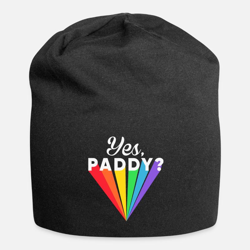 Schwul Lesbisch Regenbogen T-Shirt Geschenkidee - Jersey-Beanie - Schwarz