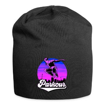 Parkour Freerunner Traceur Le Parcour parkourshirt - Jersey Beanie - black - Front