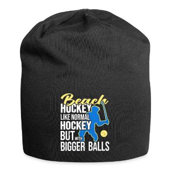 Beachhockey Strandhockeyspieler ProBeachHockey - Jersey-Beanie - Schwarz - Vorne