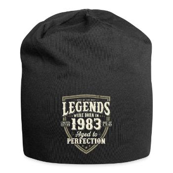 Les légendes sont nées en 1983 - Bonnet en jersey - noir - Devant
