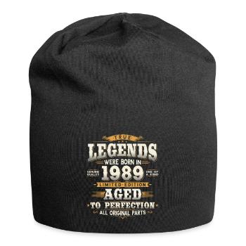 Vintage Born 1989 Legends Cadeau d’anniversaire - Bonnet en jersey - noir - Devant