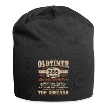 Oldtimer Baujahr 1995 Jahrgang Geburtstag Geschenk - Jersey-Beanie - Schwarz - Vorne
