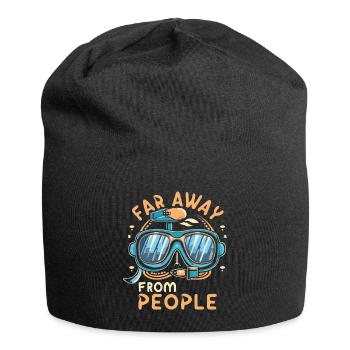 Tauchen - Jersey-Beanie - Schwarz - Vorne