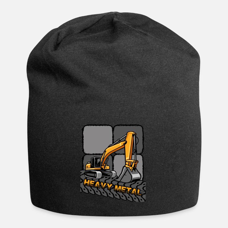 Bagger Baggerführer "Digger" Baggerschaufel - Jersey-Beanie - Schwarz