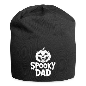 Spooky Dad Dad's Halloween Shirt Laughing Pumpkin - Jersey Beanie - black - Front