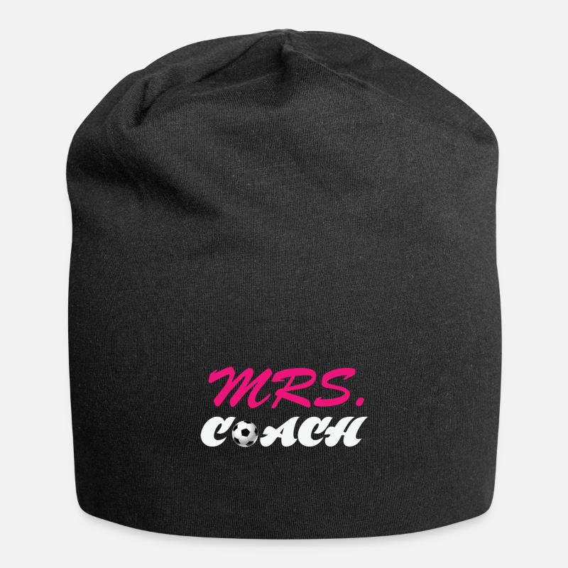 Mrs. Coach - Jersey-Beanie - Schwarz