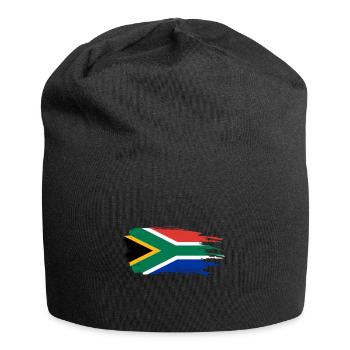 République Afrique du Sud Idée de cadeau - Bonnet en jersey - noir - Devant
