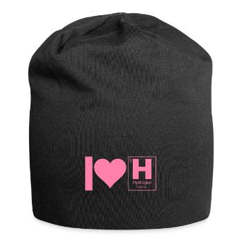 J’adore les dictons hydrogène carburant hydrogène - Bonnet en jersey - noir - Devant