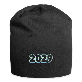 Eisberg 2029 - Jersey-Beanie - Schwarz - Vorne
