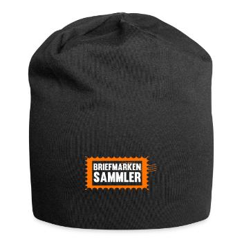 Philatelie Briefmarkensammlung Briefmarkensammler - Jersey-Beanie - Schwarz - Vorne