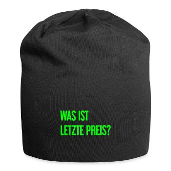 What is last price? - Jersey Beanie - black - Front