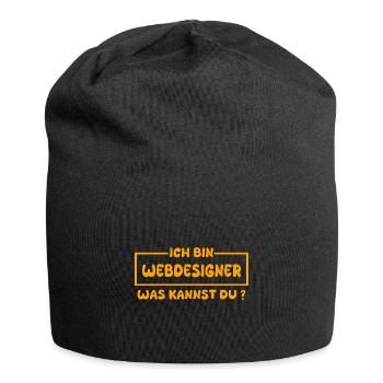 Concepteur de sites Web en tant que métier - Bonnet en jersey - noir - Devant