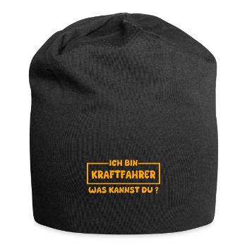 Beruf Kraftfahrer - Jersey-Beanie - Schwarz - Vorne