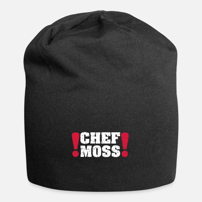 chefmoss - Jersey-Beanie - Schwarz