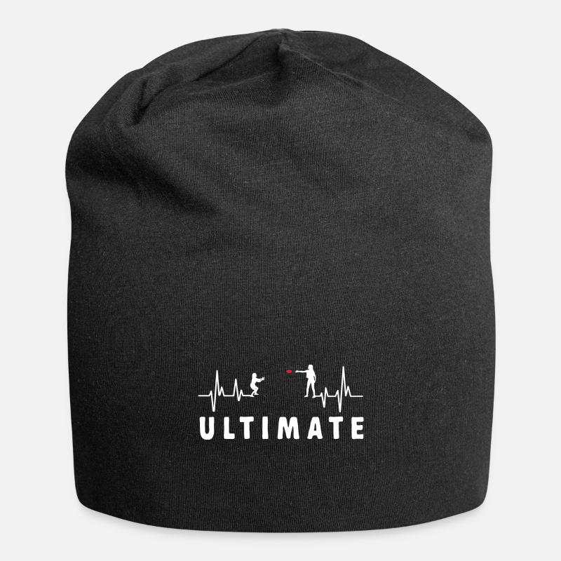 Ultimate Frisbee Throwing Disc - Jersey Beanie - black