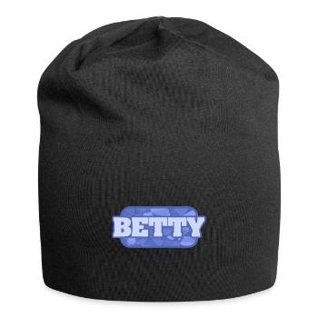Name Betty - Jersey-Beanie - Schwarz - Vorne