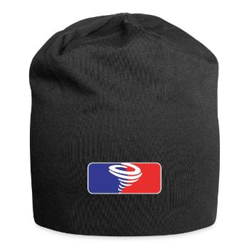 Tornado Sturm jagt Liga Sturm Jäger Geschenk - Jersey-Beanie - Schwarz - Vorne