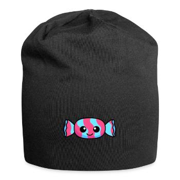 Bonbons Comic - Jersey-Beanie - Schwarz - Vorne