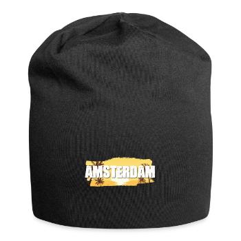 Amsterdam - Jersey Beanie - black - Front