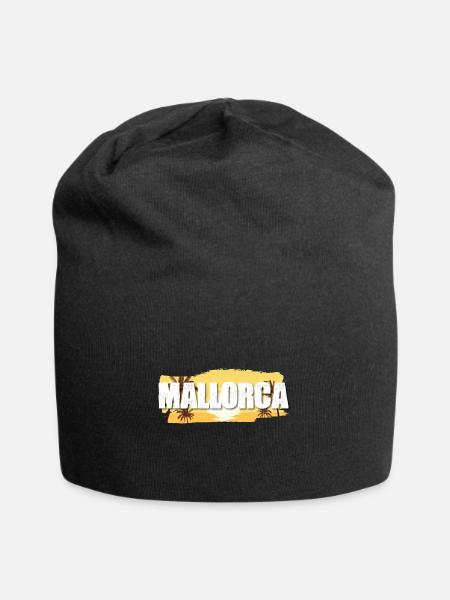 Mallorca - Jersey-Beanie - Schwarz