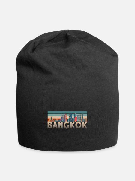 Thailand - Jersey-Beanie - Schwarz