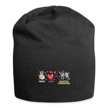 Bluetick Coonhound Gift Funny Saying - Jersey Beanie - black - Front