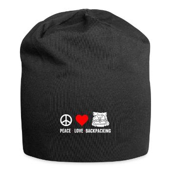 Camping en plein air Randonnée Backpacking - Bonnet en jersey - noir - Devant