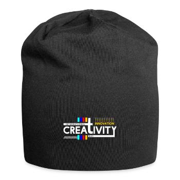 Créativité et innovation internationales 2 - Bonnet en jersey - noir - Devant