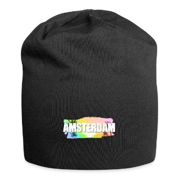 Amsterdam - Bonnet en jersey - noir - Devant
