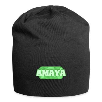 Bio Amaya - Jersey Beanie - black - Front