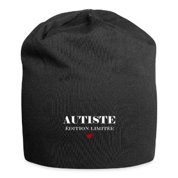 autiste - Bonnet en jersey - noir - Devant
