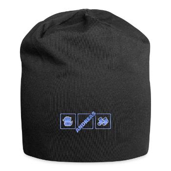 Andreas as a birth - Jersey Beanie - black - Front