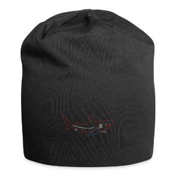 Shark Lovers Marine Biology Marine Animals Undergrowth - Jersey Beanie - black - Front