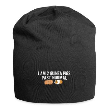 Nagetier Meerschwein Meerschweinchen - Jersey-Beanie - Schwarz - Vorne