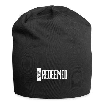 Redeemed Religious Christian Jesus Holy Cross - Jersey Beanie - black - Front