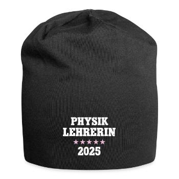 Physiklehrerin 2025 Beruf Studium Lehramt Physik - Jersey-Beanie - Schwarz - Vorne