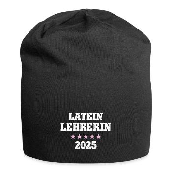 Lateinlehrerin 2025 Beruf Studium Lehramt Latein - Jersey-Beanie - Schwarz - Vorne