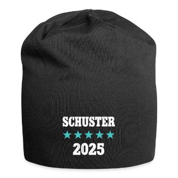 Schuster 2025 Ausbildung Prüfung Meister Azubi - Jersey-Beanie - Schwarz - Vorne